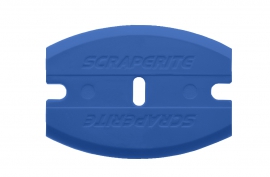 Scraperite afgerond schraapmes blauw